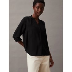Рубашка CALVIN KLEIN, размер 36, черный