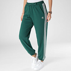 Брюки спортивные adidas Originals, размер XS INT, зелeный