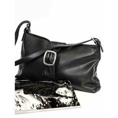 Сумка Sergio Valentini, фактура гладкая, черный