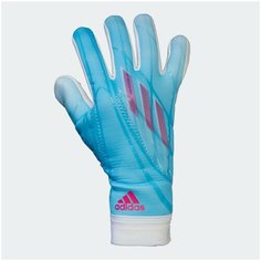 Перчатки вратарские adidas, размер 10, голубой/белый