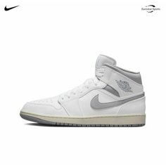Кроссовки NIKE, размер 9US/8UK/42.5EUR, белый/серый