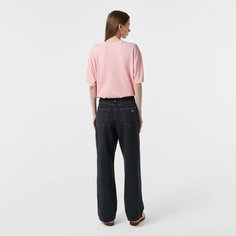 Джинсы широкие LACOSTE, размер T26, черный