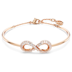 Браслет SWAROVSKI, кристаллы Swarovski, розовое золото