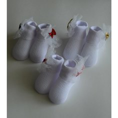Носки Belino новорожденные, 3 пары, размер 0-6 месяцев, , голубой