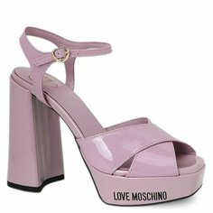Босоножки LOVE MOSCHINO, размер 36, светло-фиолетовый