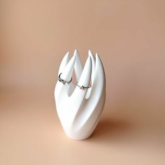 Подставка для колец 7.8х13.1 см, , белый Нет бренда