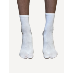 Носки , размер 25/27, белый Kuwameriyasu