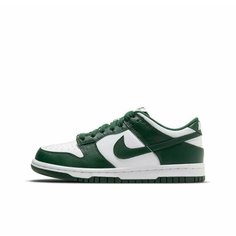 Кроссовки NIKE Dunk Low, размер 7US / 40EU, темно-зеленый