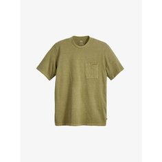 Футболка Levis SS POCKET TEE RLX, размер 52, зеленый Levis®