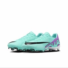 Бутсы NIKE Vapor 15 FG, размер 8 US, бирюзовый