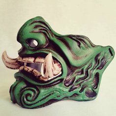 Самурайская маска / Японский Демон Они (Oni) Нет бренда