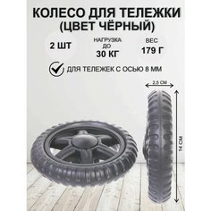 Сумка-тележка Селфи, 14х14 см, черный