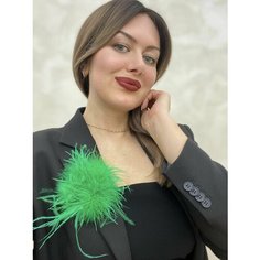 Брошь, зеленый Нет бренда