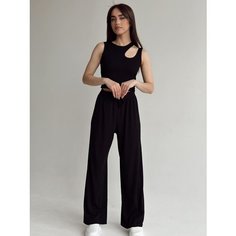Брюки кюлоты MATRESHKA_LOVE, размер one size, черный