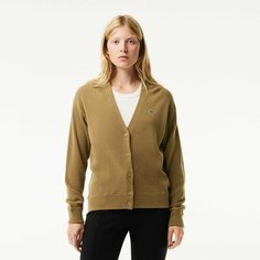 Кардиган LACOSTE, размер T40, , бежевый