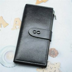 Кошелек Skin, фактура под рептилию, black
