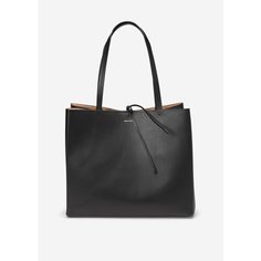 Сумка шоппер Marc OPolo, фактура гладкая, черный