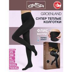 Колготки Omsa Groenland, 250 den, размер 2, antracite