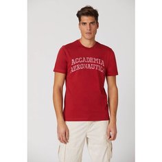Футболка Aeronautica Militare, размер S, off red
