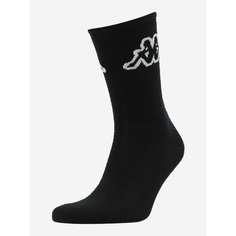 Носки Kappa, размер 43-46, черный/белый