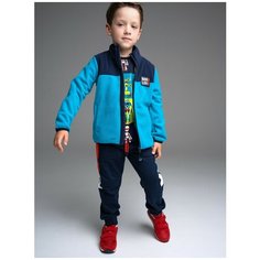 Толстовка playToday, размер 98, синий