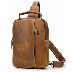 Рюкзак кросс-боди , фактура матовая, светло-коричневый Camel Bags