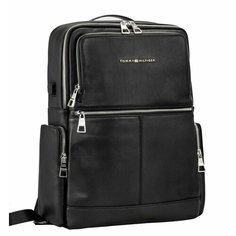 Рюкзак кросс-боди Hight Touch, фактура гладкая, черный (black)