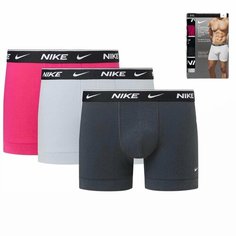 Трусы NIKE, комплект из 3 шт., размер S, розовый