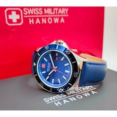 Наручные часы Swiss Military Hanowa, синий