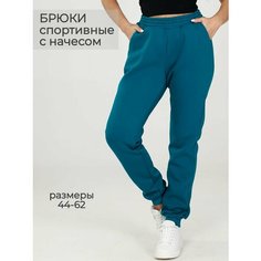 Брюки спортивные Osmi Style Брюки утрепленные, размер 60, морская волна