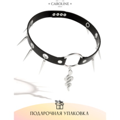 Чокер Caroline Jewelry, длина 40.5 см, черный