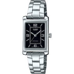 Наручные часы CASIO, серебряный, черный