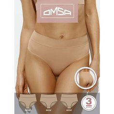 Трусы Omsa, размер 44 (S), Бежевый(Beige)