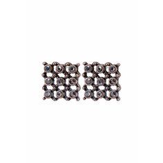Серьги OTOKODESIGN, гематит, бронзовый