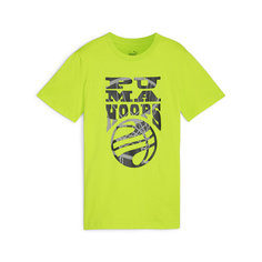 Футболка PUMA Basketball Blueprint Tee, размер 140, зеленый