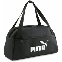 Сумка спортивная PUMA, 21 л, 21х23х45 см, ручная кладь, черная
