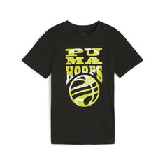 Футболка PUMA Basketball Blueprint Tee, размер 140, черный