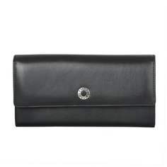 Портмоне Petek 1855, фактура гладкая, black