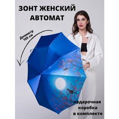 Мини-зонт GALAXY OF UMBRELLAS, пыльная роза, синий