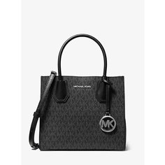 Сумка кросс-боди MICHAEL KORS, фактура матовая, гладкая, перфорированная, рельефная, тиснение, черный