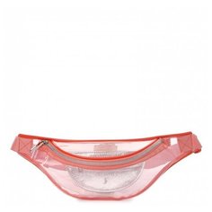 Сумка поясная Calzetti, красный/серый