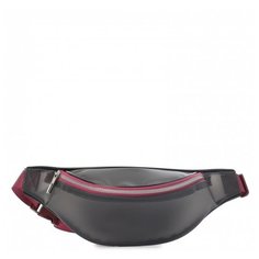 Сумка поясная Calzetti, черный/красный