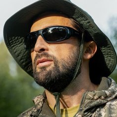 Солнцезащитные очки DUBERY, мультиколор, оранжевый, зеленый, красный, серый, черный