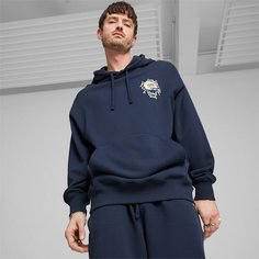 Худи PUMA DOWNTOWN Graphic, размер 52, , синий