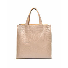 Сумка тоут Ofta, золотой, бежевый, коричневый