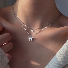 Колье, фианит, длина 35 см, серебристый Black Cat Store