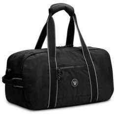Сумка дорожная RONCATO, 21 л, 44х23х21 см, ручная кладь, черный