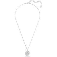 Колье SWAROVSKI, кристаллы Swarovski, длина 42 см, серебристый/белый