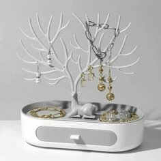 Подставка для украшений 12.5х21.5х24.5 см, , серый Kanastore