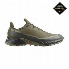 Кроссовки Salomon Alphacross 5 GTX, полнота F (EU)/ на среднюю стопу, размер UK 7,5; EUR 41 1/3; USA 8M-9W ; 26см (примерно на российский 40*), зелeный
